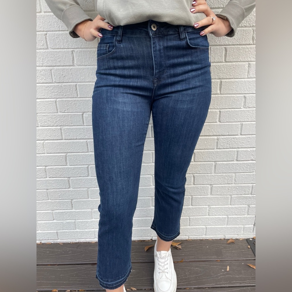 Elliott Lauren Bootcut Jeans with Raw Hem